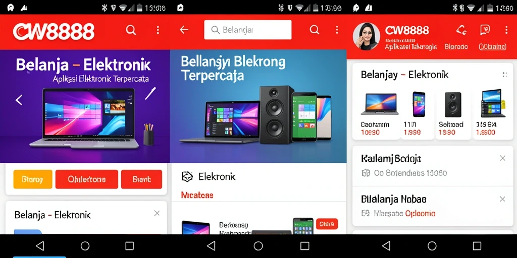 Antarmuka CW8888 yang sederhana dan menarik.