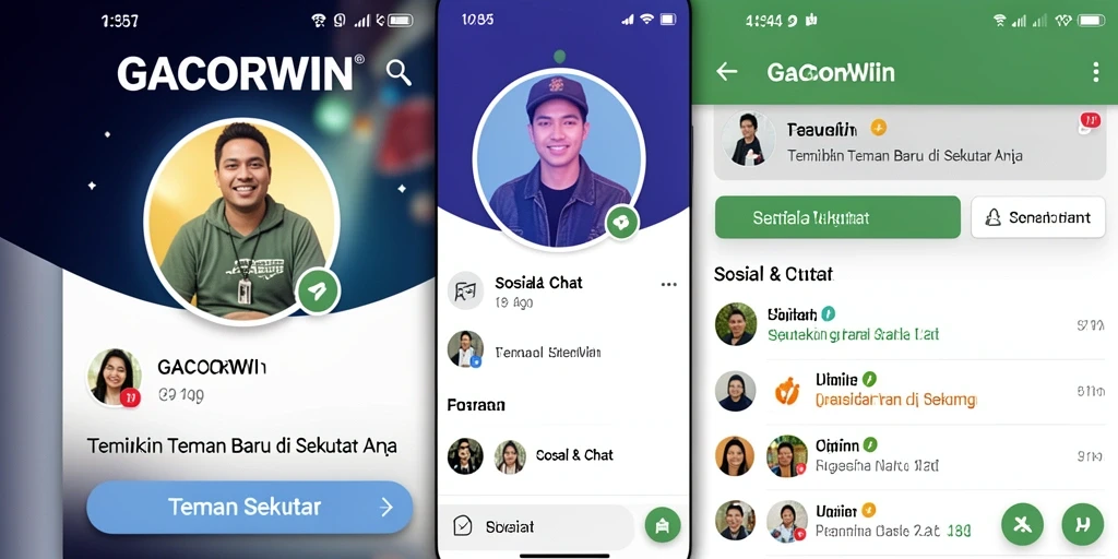 Tampilan antarmuka mudah digunakan dari GACORWIN untuk mencari teman.