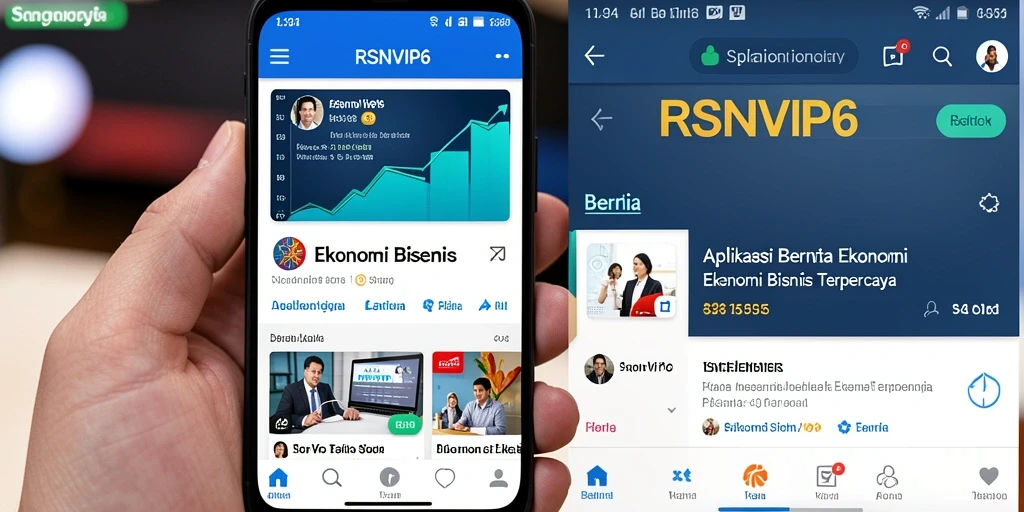 Tampilan antarmuka aplikasi RSNVIP6 yang informatif dan user-friendly.