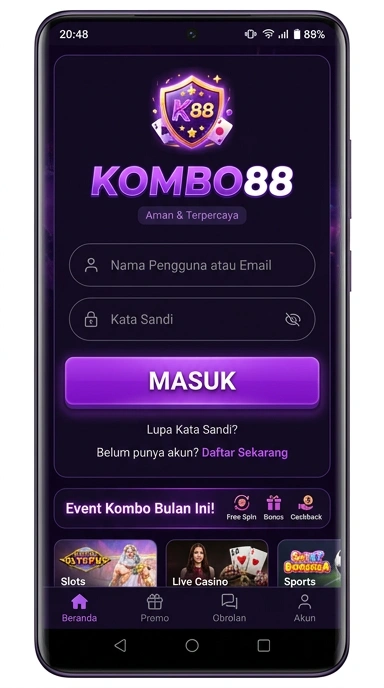 Masuk ke Akun kombo88 Anda dengan Mudah
